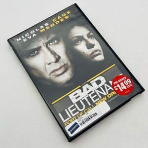 Bad Lieutenant Port of Call New Orleans DVD Nicolas Cage Eva Mendes Blockbuster